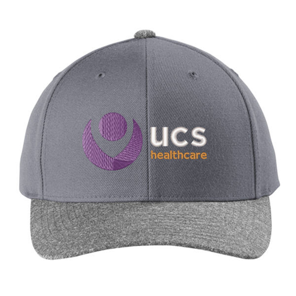 UCS Sport-Tek® Curve Bill Snapback Cap Thumbnail